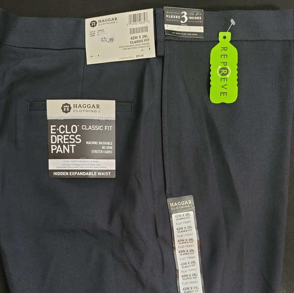 Mens Dress Pants 42W x 29L - Picture 1 of 8